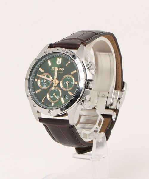 SEIKO（セイコー） 腕時計 セイコー/ クロノグラフ 10気圧防水 レザー