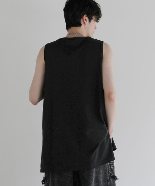 LILL（リル） タンクトップ ルーズシルエットサイドスリットアソート