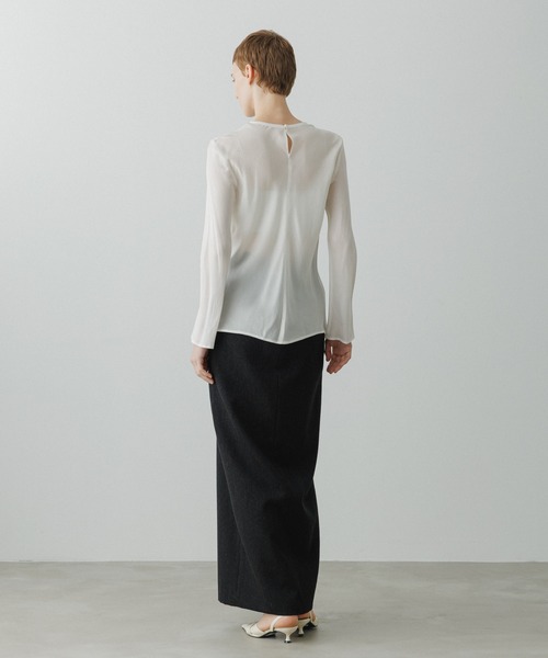 ADAM ET ROPE'（アダムエロペ） スカート 「EMOELLE」Iラインロング