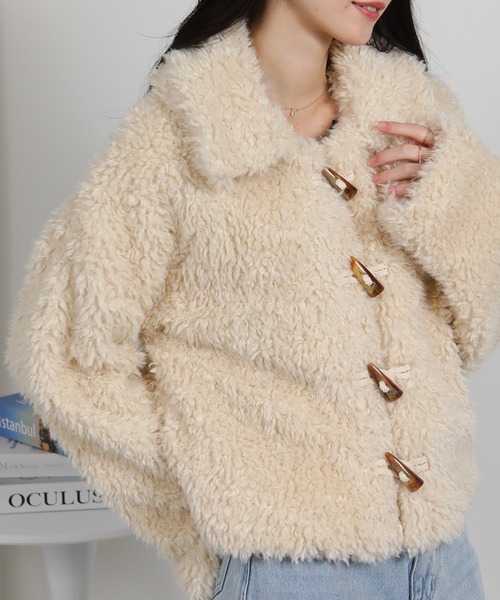 pumpkin port（パンプキンポート） ブルゾン アウター ボア トグル