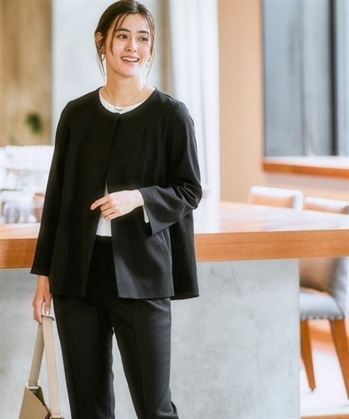 7days Life Styling セットアップ 「洗える・ストレッチ」ウール調ノー