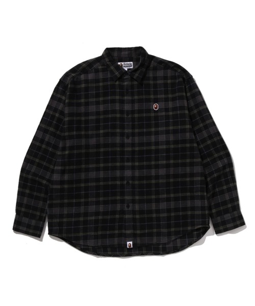 A BATHING APE（アベイシングエイプ） シャツ ONE POINT FLANNEL CHECK
