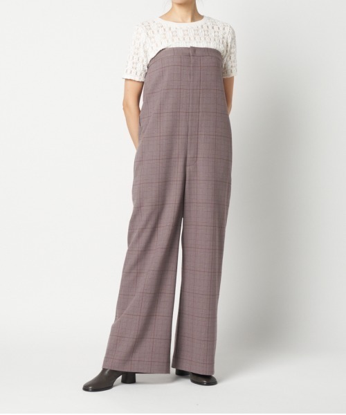 HELIOPOLE（エリオポール） パンツ JUMP SUITS(BARE TOP) レディース