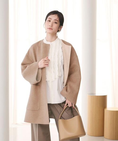 UNITED ARROWS（ユナイテッドアローズ） ノーカラーコート コート バイ