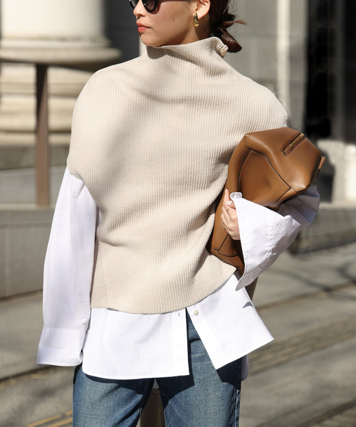 Deuxieme Classe（ドゥーズィエムクラス） ニット セーター LEWES アゼ