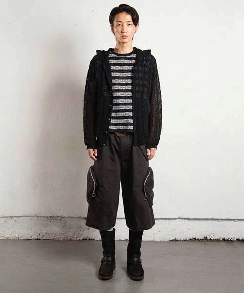 NVRFRGT（ネヴァーフォーゲット） セーター ニット SEMI SHEER CABLE