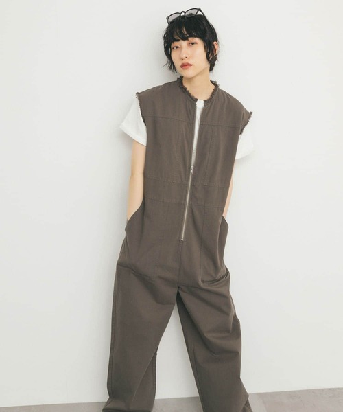 美品✨】RonHerman ジャンプスーツ シャツサロペット オーバーオール