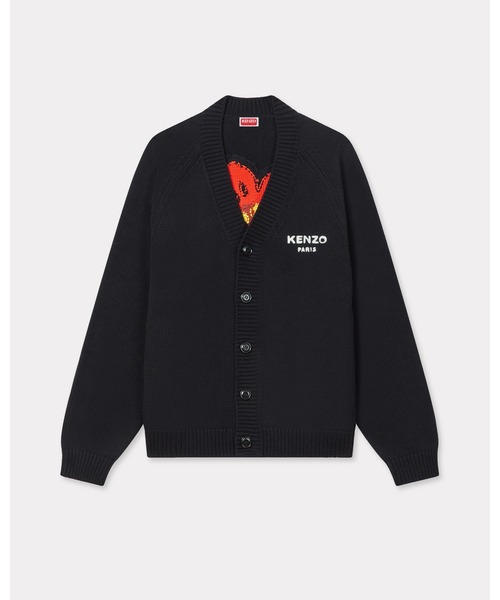 KENZO（ケンゾー） カーディガン 'Boke Flower' コットンウール