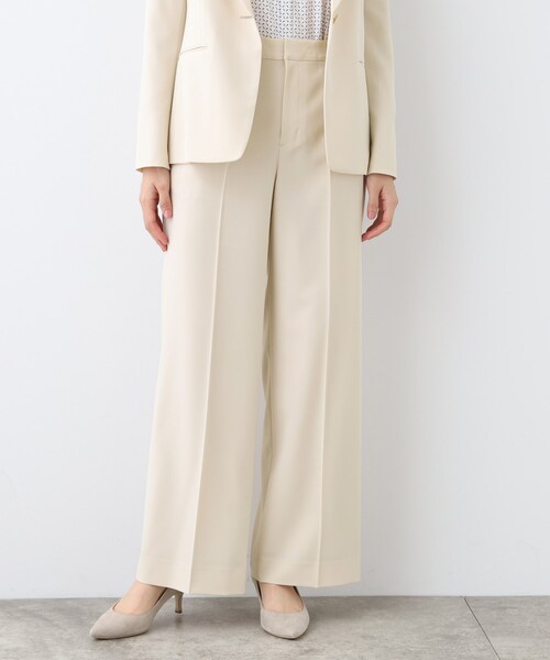 INDIVI（インディヴィ） スラックス パンツ 「洗える／UVケア／スーツ
