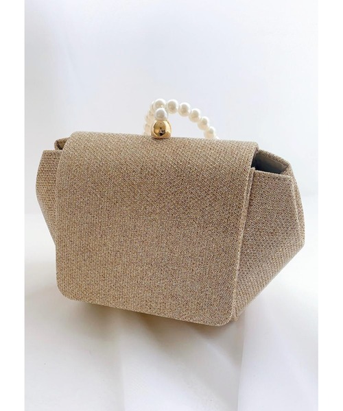 Dorry Doll（ドリードール） ハンドバッグ パールハンドルグリッター