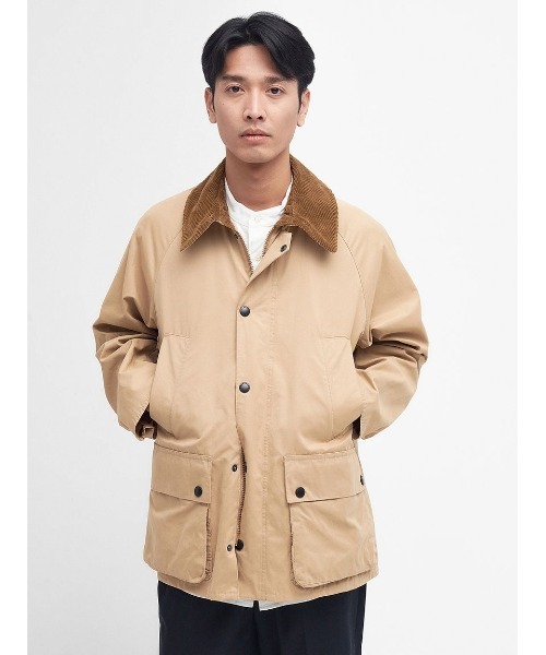 Barbour（バブアー） ブルゾン アウター 「BEDALE / ビデイル」ピーチ