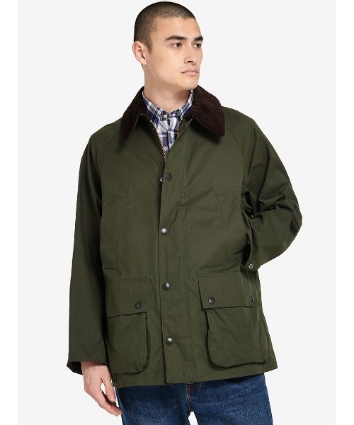 Barbour（バブアー） ブルゾン アウター 「BEDALE / ビデイル」ピーチ