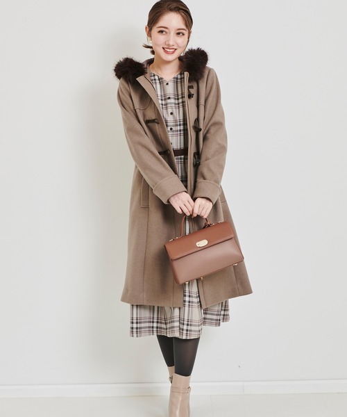 LAISSE PASSE（レッセパッセ） ダッフルコート MEDIUM ネイビー