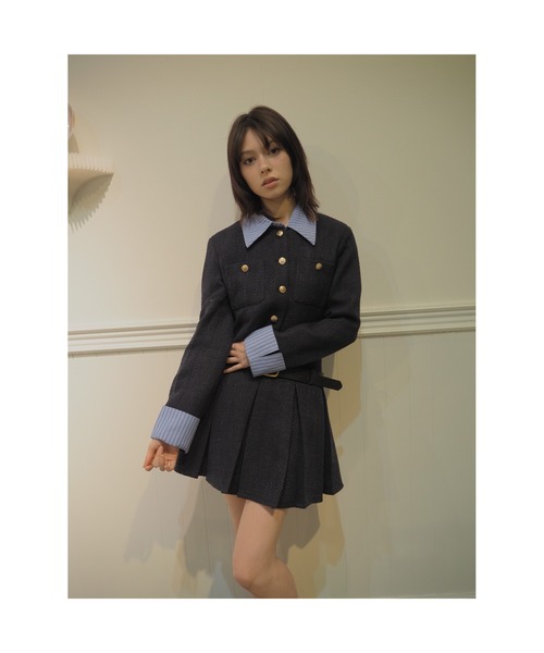 LA POMME petit（ラポミ・プチ） セットアップ 新色登場！ベルト付き