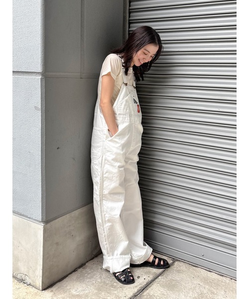 Lee（リー） オールインワン Lee別注 ワッペンデザインデニム