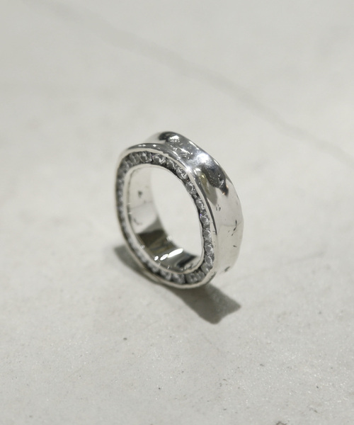 e.m.（イーエム） 指輪 リング SILVER925ジルコニア埋め込みリング