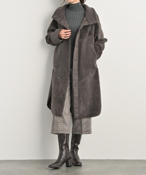 ムートンコート ボアコート レディース : ZOZOTOWN Yahoo!店 - 通販