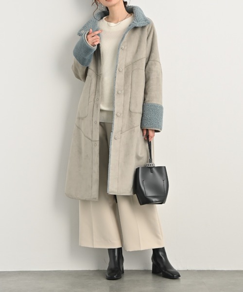 ムートンコート ボアコート レディース : ZOZOTOWN Yahoo!店 - 通販