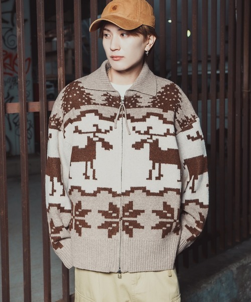 improves（インプローブス） セーター ニット ノルディック柄 カウチン