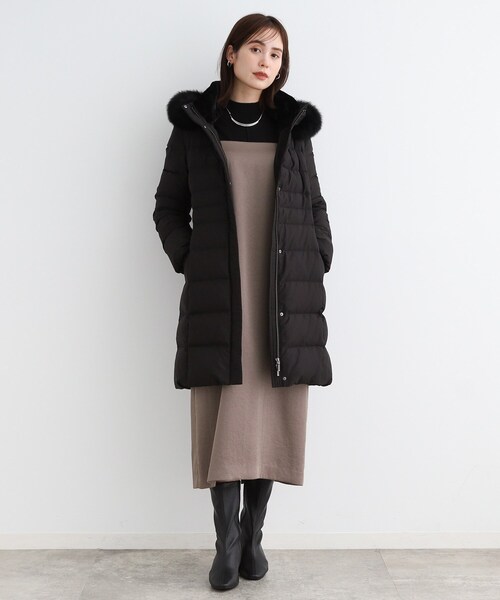 INDIVI（インディヴィ） ダウンコート ダウンジャケット 「名品／撥水