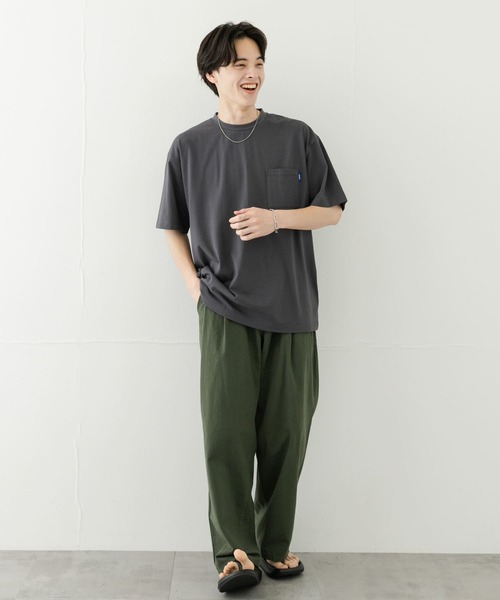 SENSE OF PLACE by URBAN RESEARCH パンツ ドライタッチワイドパンツ