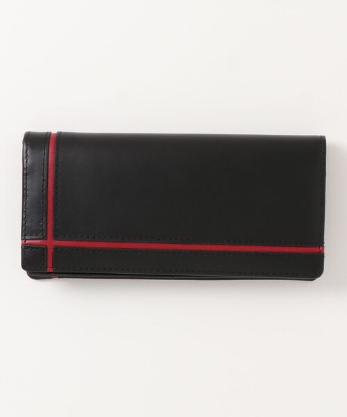 財布 クロスラインメンズ バイカラー本革長財布 メンズ : ZOZOTOWN