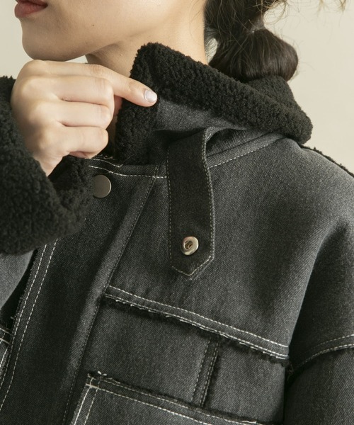 KBF（ケービーエフ） コート アウター オーバーサイズボアジャケット