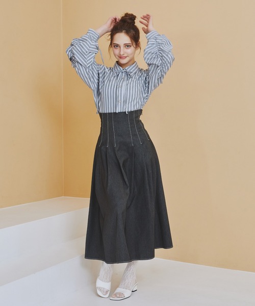 REDYAZEL（レディアゼル） スカート 「セットアップ可能」デニムライク