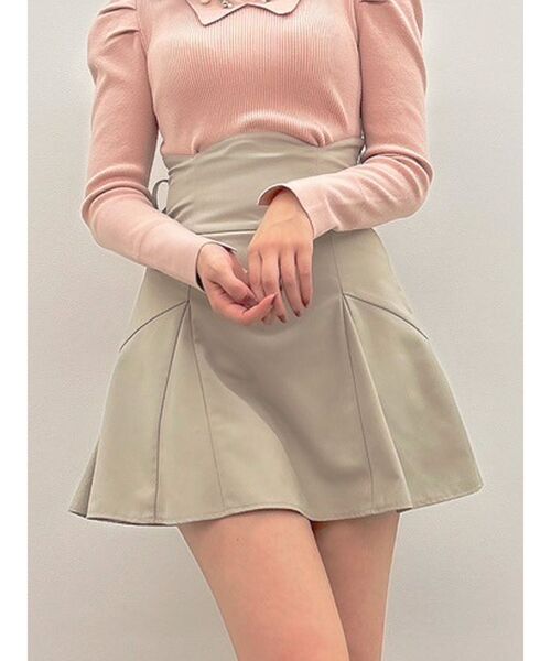 dazzlin（ダズリン） スカート 2WAYダブルレースアップコルセットミニ