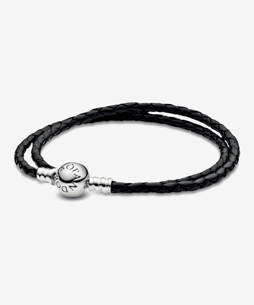 PANDORA（パンドラ） ブレスレット Pandora Moments ダブル ブラック