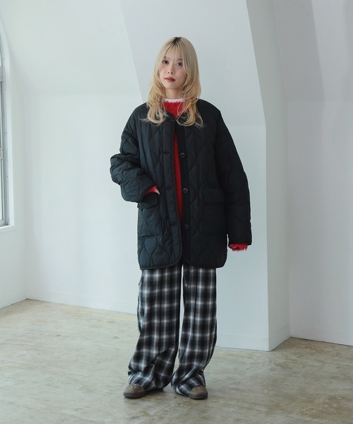 Ray BEAMS（レイ ビームス） ブルゾン アウター キルティング ノー