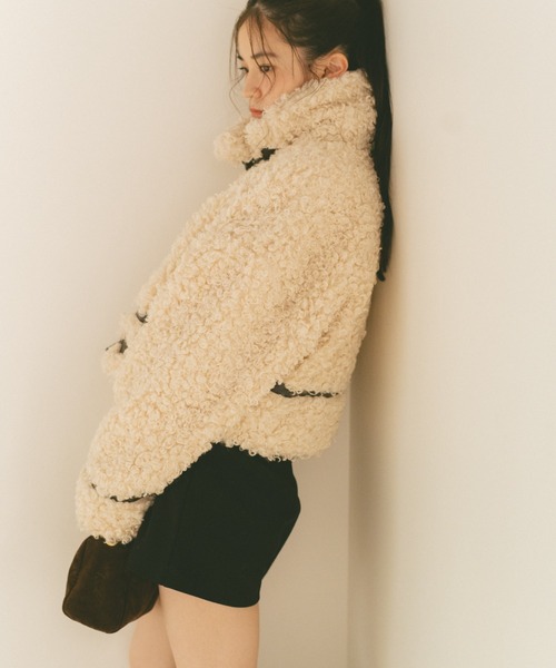 VANNIE U（ヴァニーユー） ダッフルコート コート プードルファー