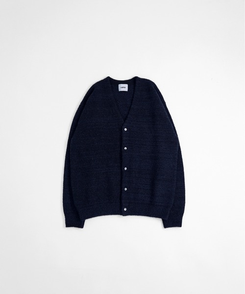 LAPIIS カーディガン KID MOHAIR GLITTER KNIT CARDIGAN メンズ