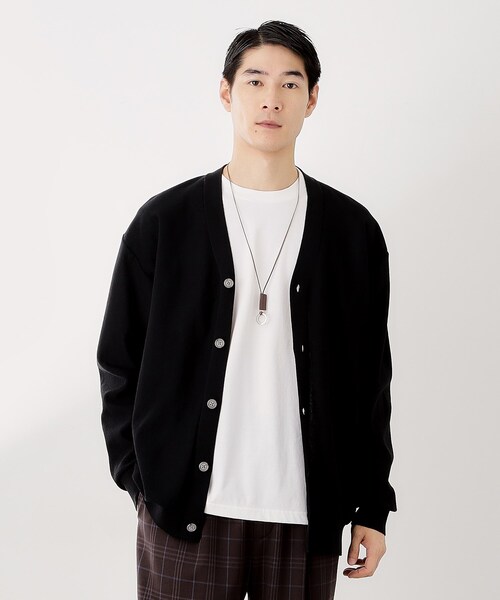 THE SHOP TK カーディガン 「季節の変わり目に活躍」ニット