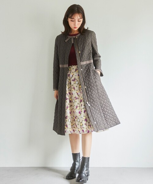 TOCCA（トッカ） ダウンコート ダウンジャケット CLOVER CARPET キルト