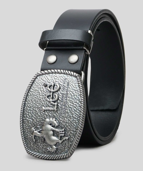 Lee（リー） ベルト 本革 トップ式バックル レザーベルト 跳ね馬