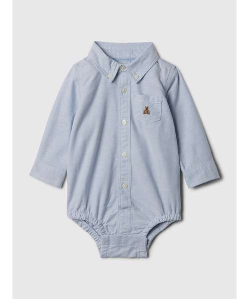 GAP（ギャップ） ベビー服 ロンパース オックスフォード ボディスーツ