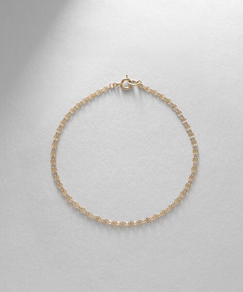 COCOSHNIK（ココシュニック） ブレスレット K18ダブルフラワークロス