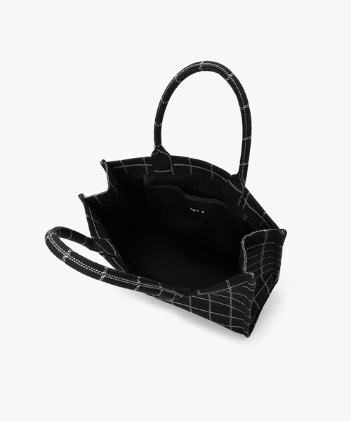 agnes b.（アニエスベー） トートバッグ チェック ラージ トートバッグ