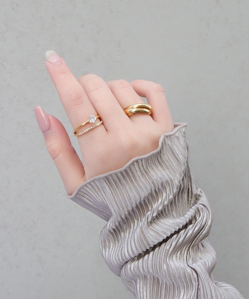 blackdia ocean（ブラックダイヤオーシャン） 指輪 リング トリプル