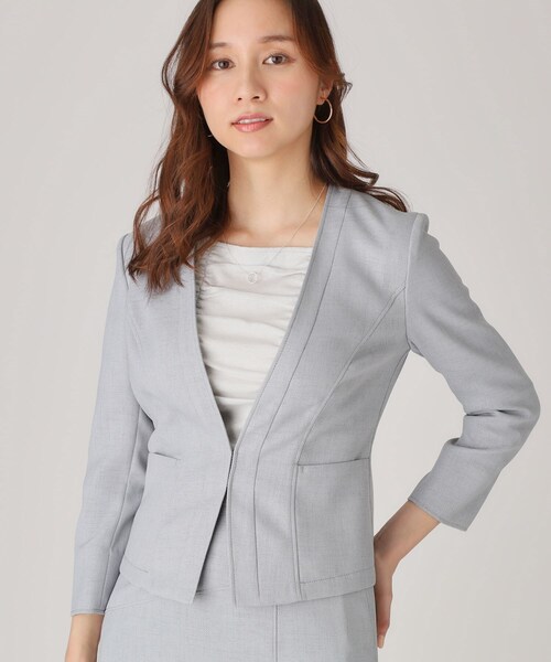 COUP DE CHANCE（クードシャンス） ジャケット ノーカラージャケット