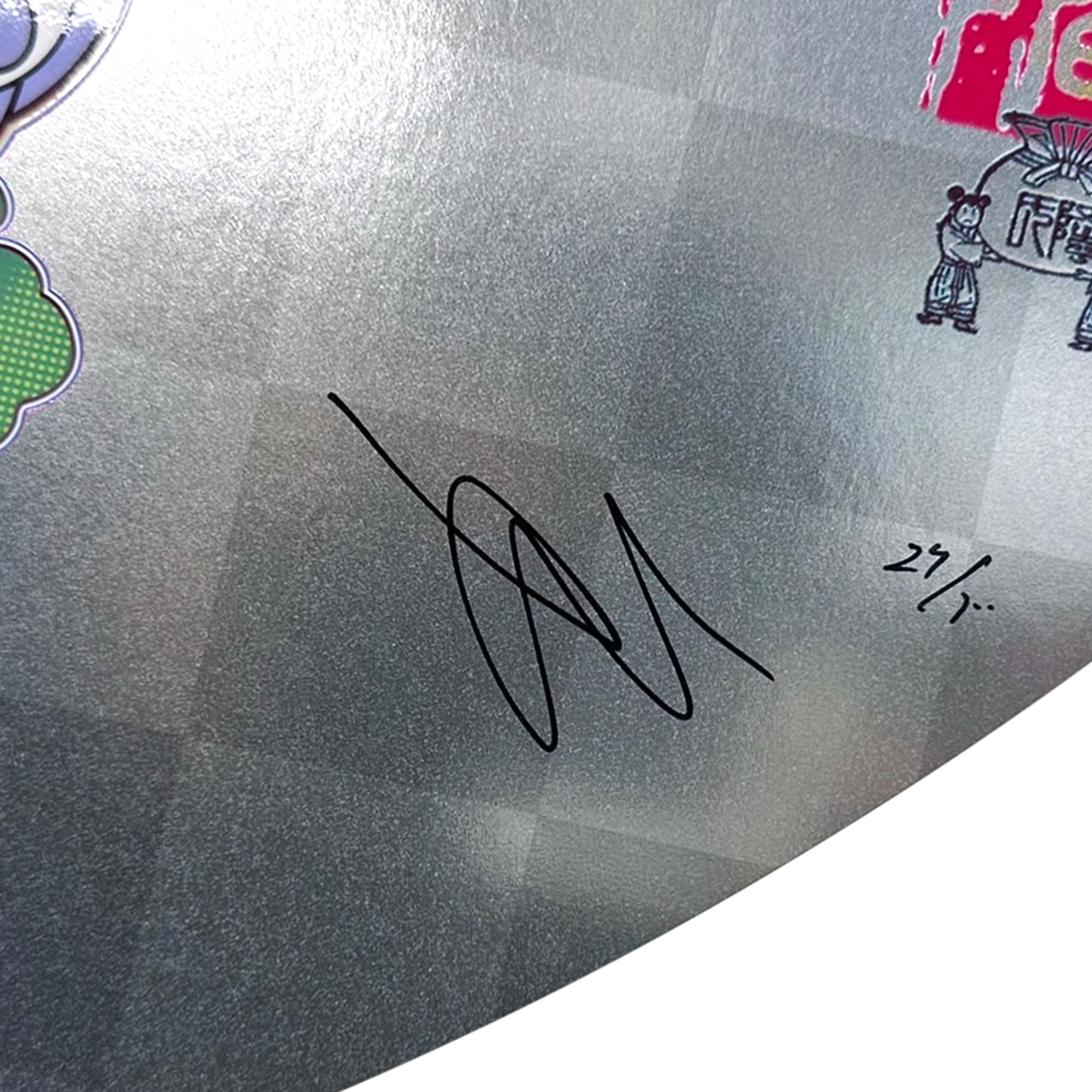 12月16日(月)12時よりWEBショップにて、村上隆直筆サイン入り