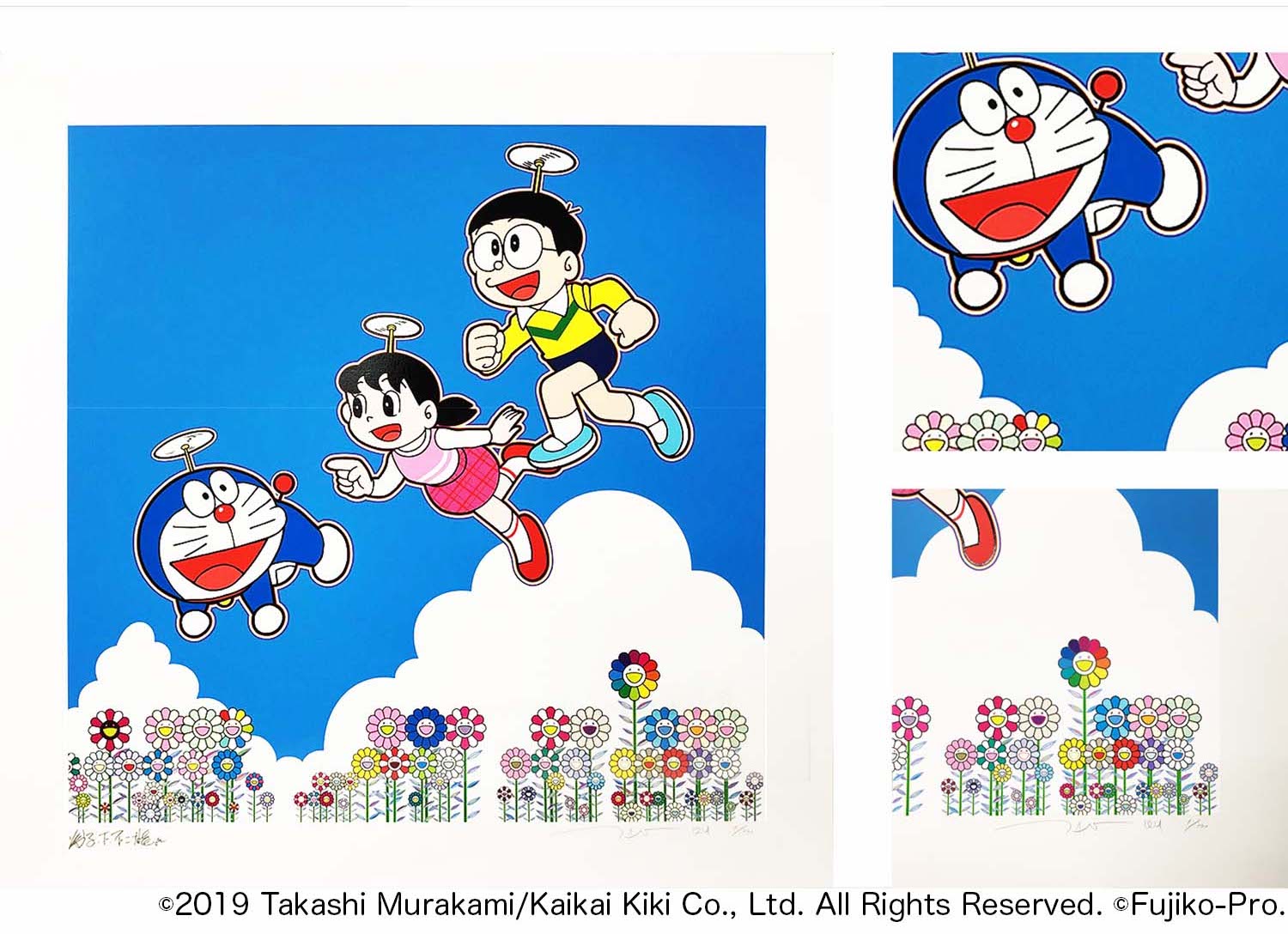 7月31日(土)よりWEBショップにて、村上隆×ドラえもんエディション