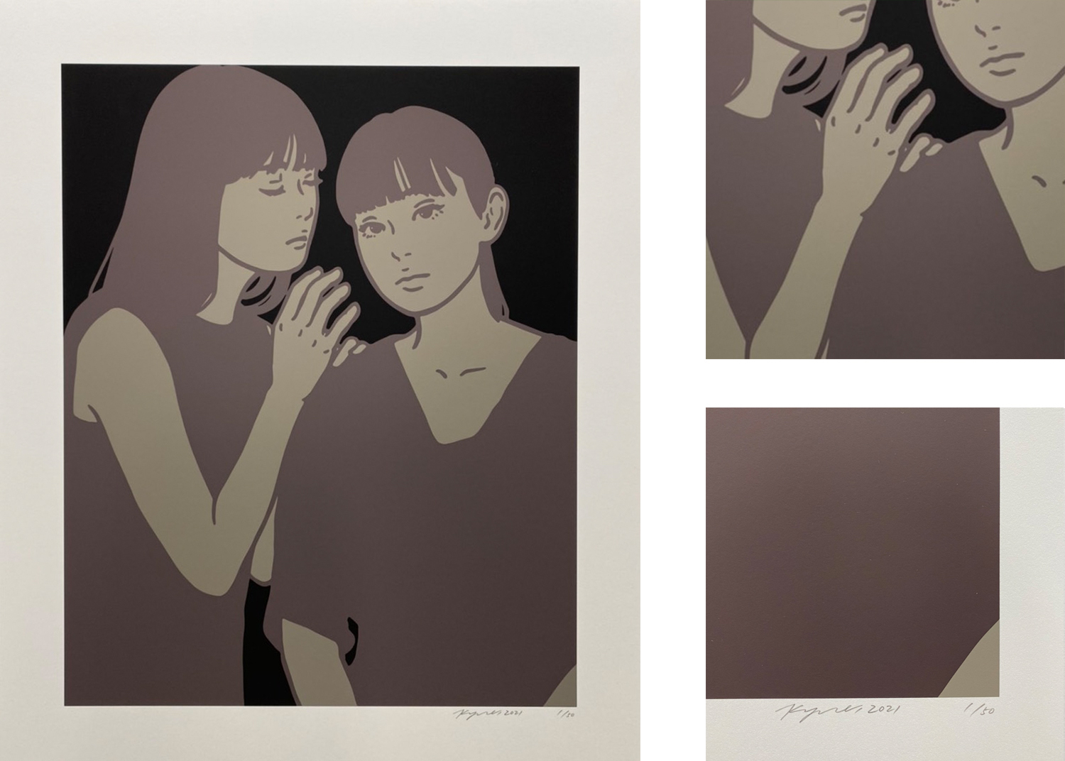 2月15日(月)10時より、KYNEさんの版画をTonari no Zingaro店頭にて販売