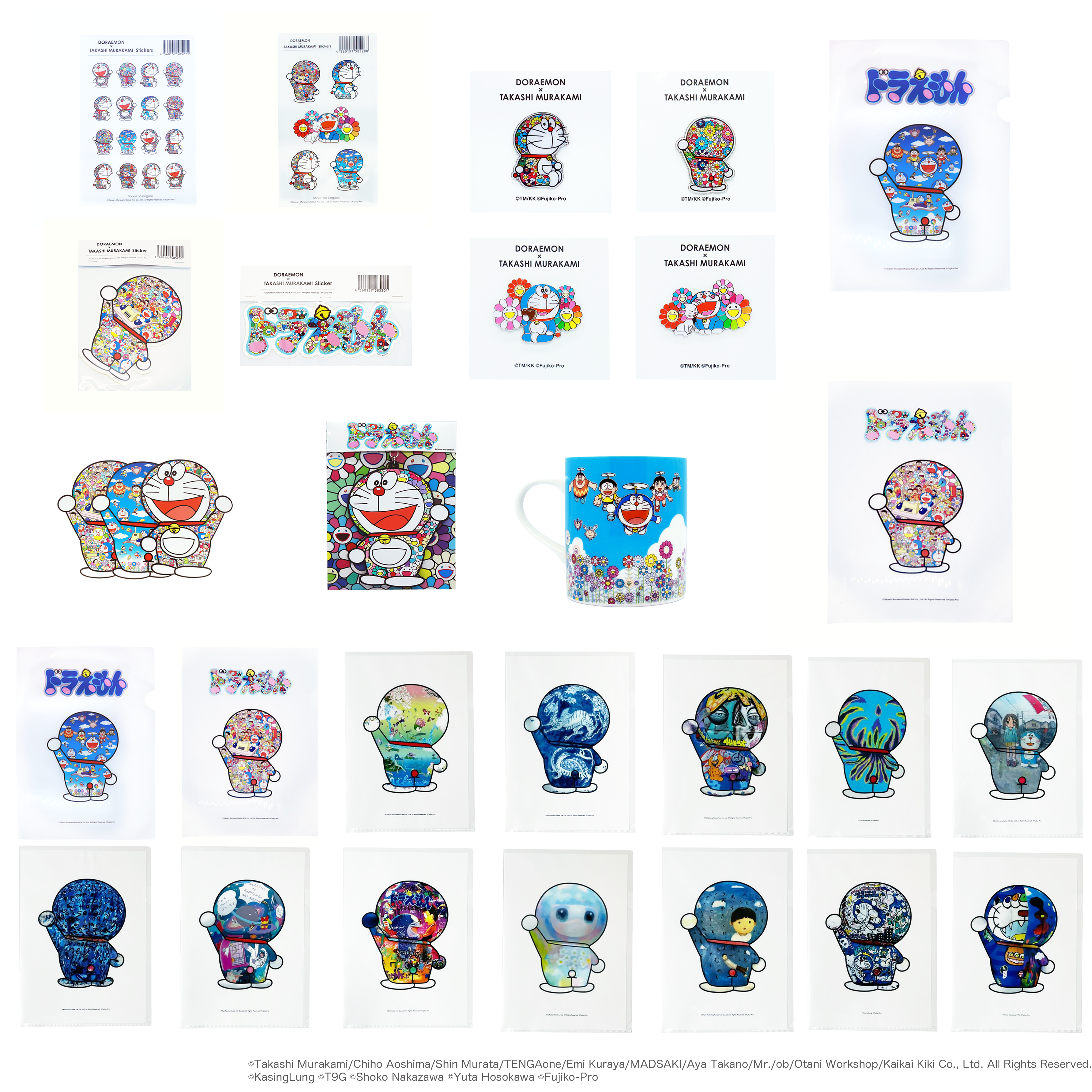 9月14日(水)よりWEBショップにて、ドラえもん×村上隆グッズを販売第二