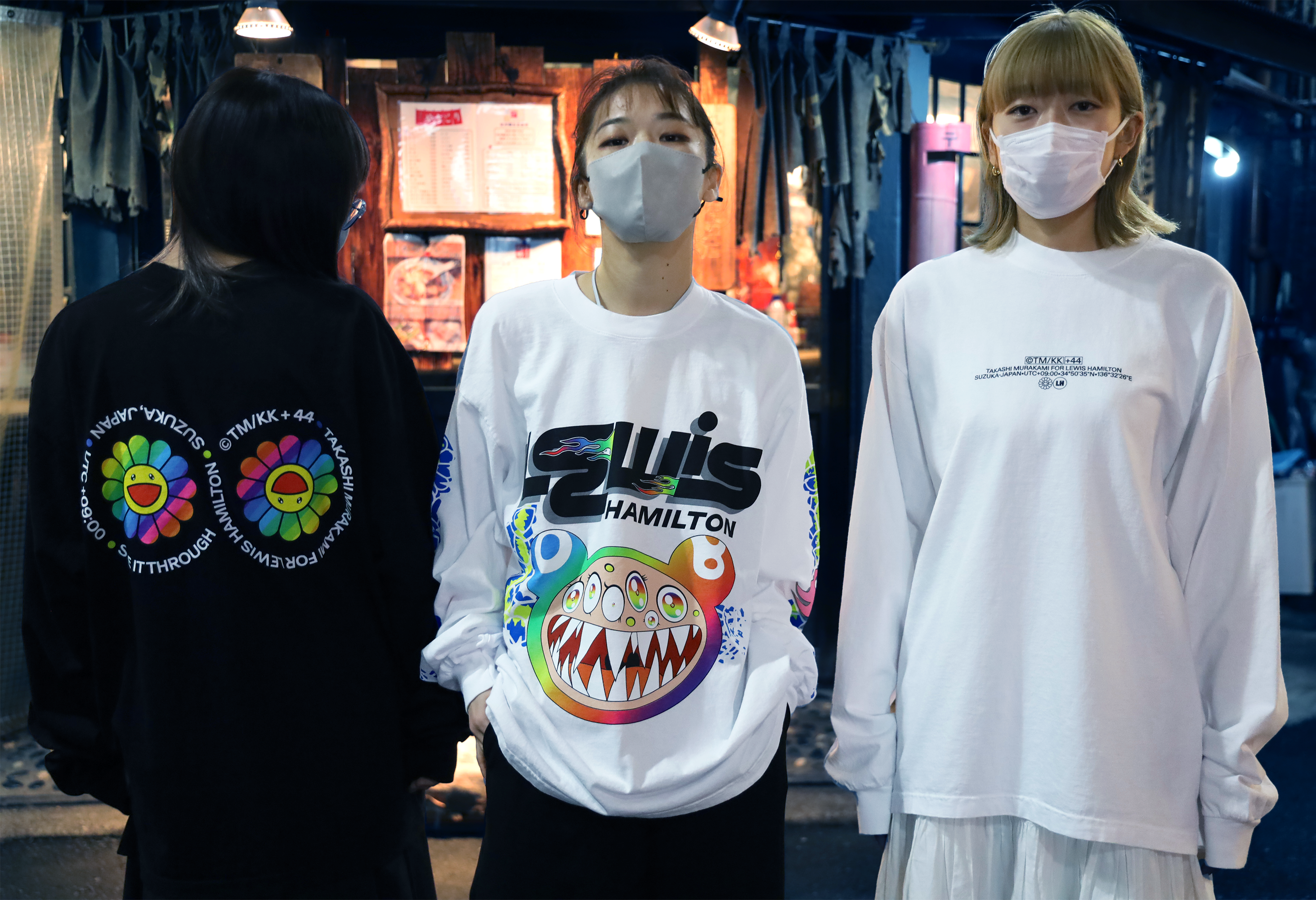 12月22日(木)20時よりWEBサイトにて、ルイス・ハミルトン×村上隆コラボ