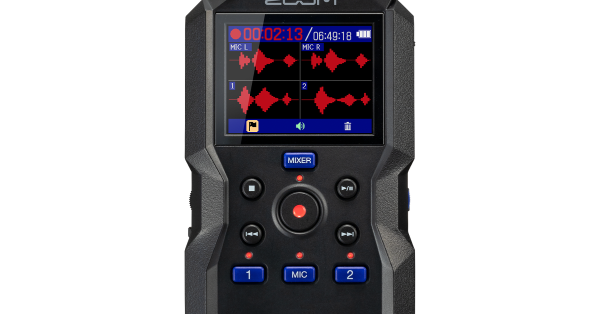 H4essential | 32-bit float 4-Track Handy Recorder | ZOOM