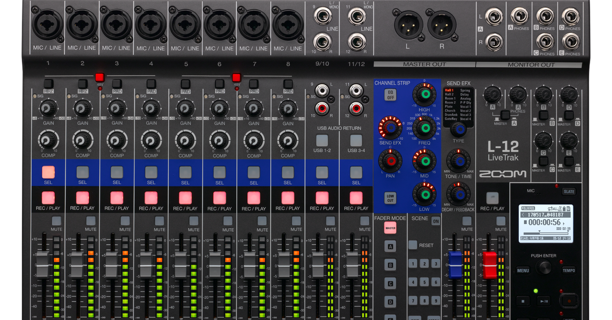 LiveTrak L-12 | ZOOM