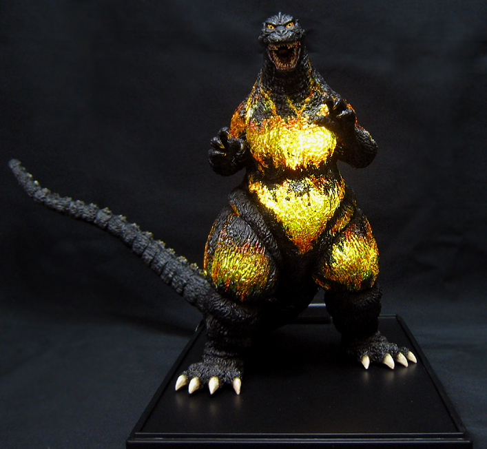 □酒井ゆうじ造型工房20cmデスゴジ.透明レジン.ゴジラドリームvol.38□