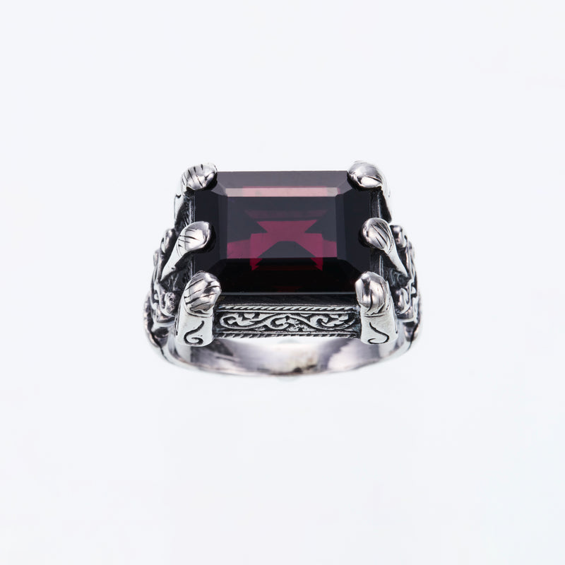 Islamic Ring : L (Garnet)｜イスラミック・リング ： L（ガーネット
